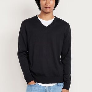 Old Navy Men's Charcoal V-Neck Sweater